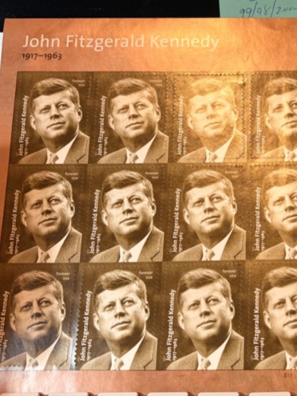 2017 President John Kennedy Pane of 12 Scott# 5175 (MNH) #206438917531
